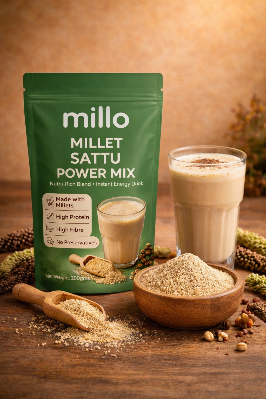 Millo Millet Sattu